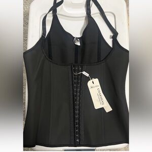 Charmian Women's Latex Waist Trainer Underbust Corset Size XL…#424